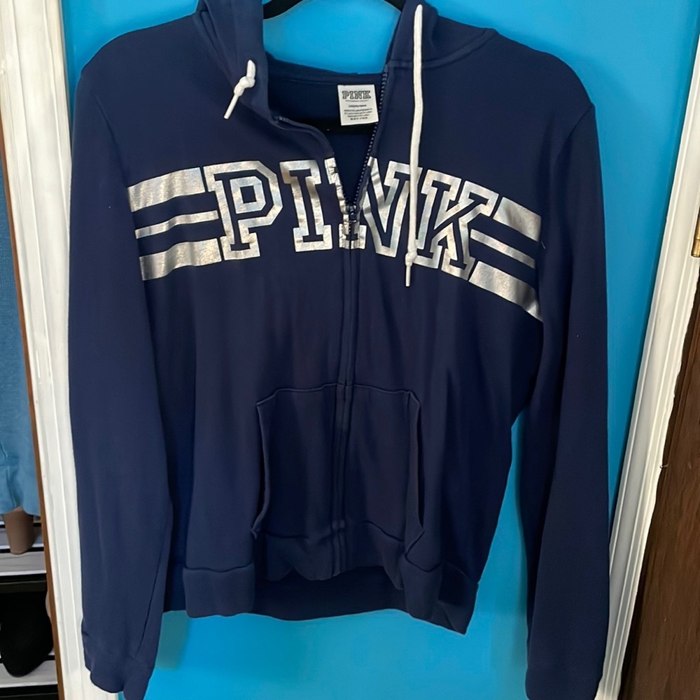 Zip up hooded sweatshirt